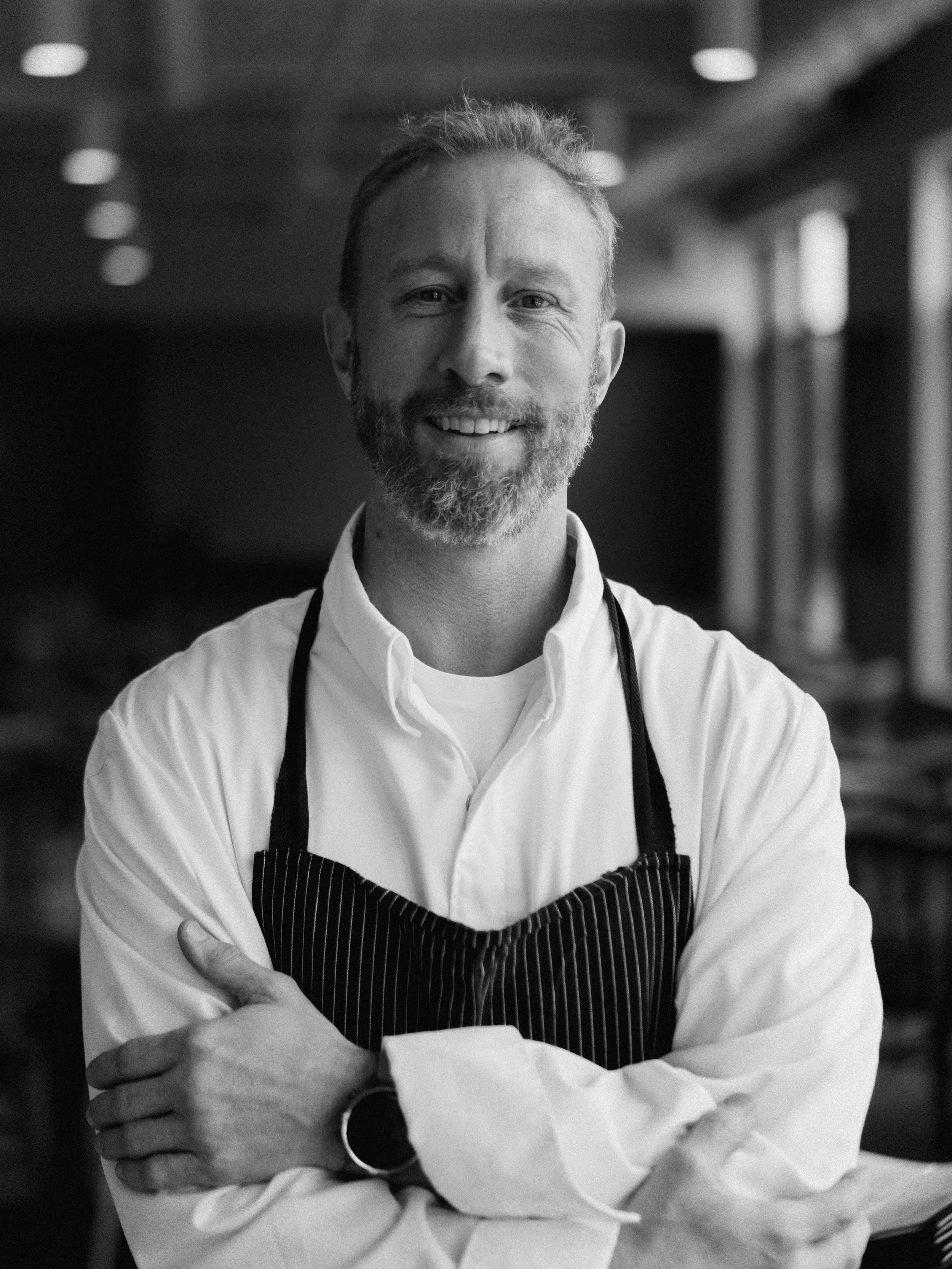 Photo of chef Evan Hennessey at Topolino restaurant in Dover, New Hampshire, taken by seacoast restaurant and food photographer Katherine Keenan.