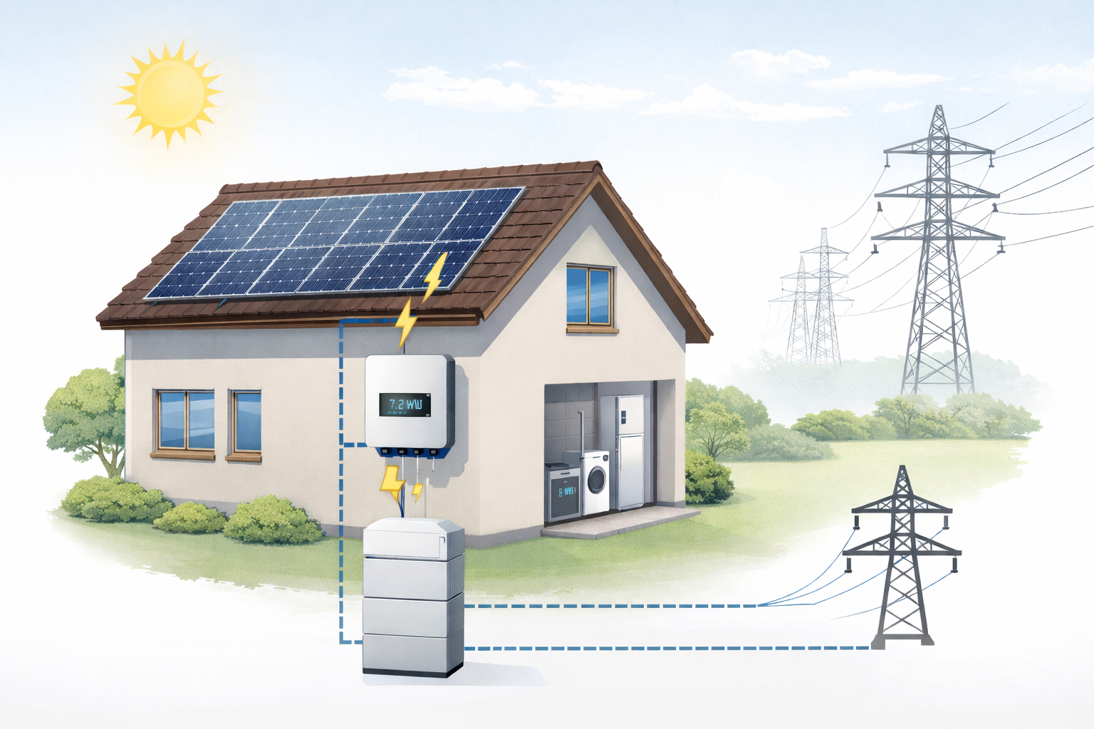 Kotiakku aurinkopaneelien rinnalle – milloin energiavarasto kannattaa?