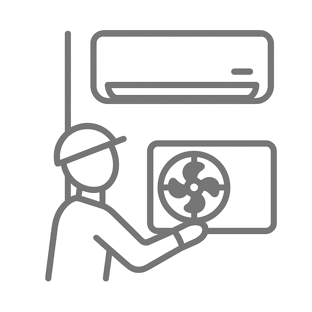 Ilmalämpöpumpun asennus