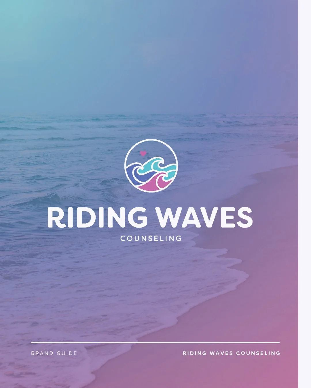 Say hello to Riding Waves Counseling&mdash;a brand built for calm, clarity, and momentum. ⁠
⁠
We crafted a coastal-inspired identity that feels grounded and welcoming, then carried it through a streamlined, conversion-smart site experience. From logo