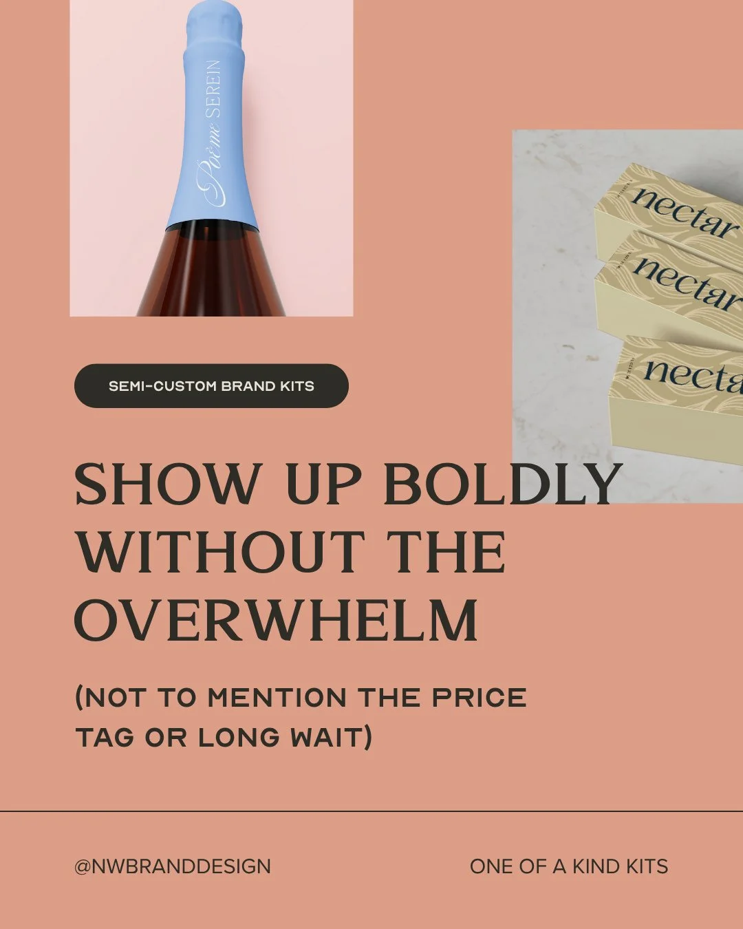 ✨ Your dream brand, without the custom timeline.⁠
These semi-custom brand kits were made for founders who are ready to look as polished as they feel without waiting months or breaking the bank.⁠
⁠
Because sometimes, you just need to get your business