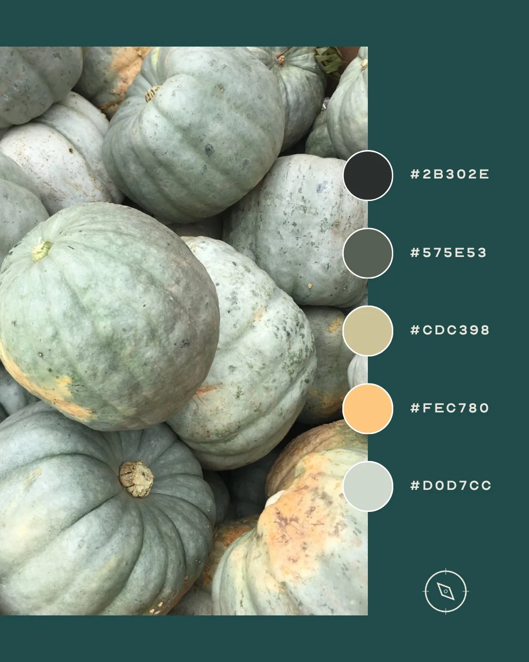 🍂 Fall, but make it unexpected 🍃 We&rsquo;re swooning over this moody, muted autumn palette. ⁠
⁠
Think sage, olive, moss, and just a whisper of warm neutral &mdash; perfect for cozy branding, seasonal content, or your next mood board moment ✨⁠
⁠
📌