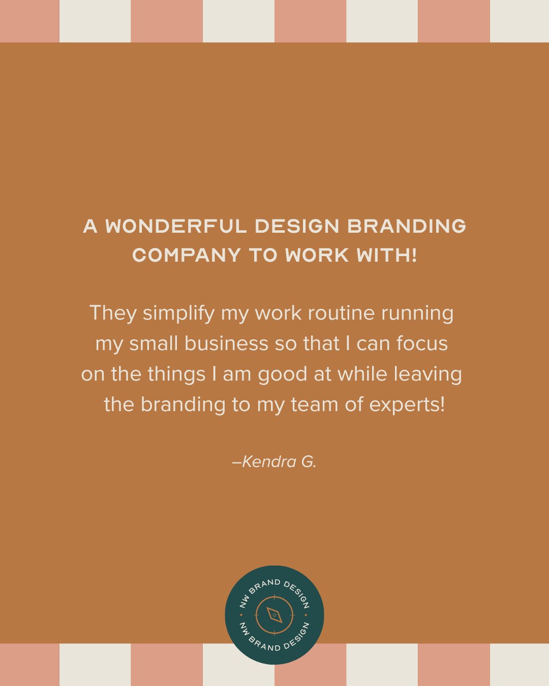 ✨ CLIENT LOVE ✨⁠
There&rsquo;s nothing we cherish more than watching our clients&rsquo; visions come to life and hearing how our work made a difference 💛⁠
⁠
Here&rsquo;s what Kendra had to say:⁠
💬 &quot;I can focus on the things I am good at while 