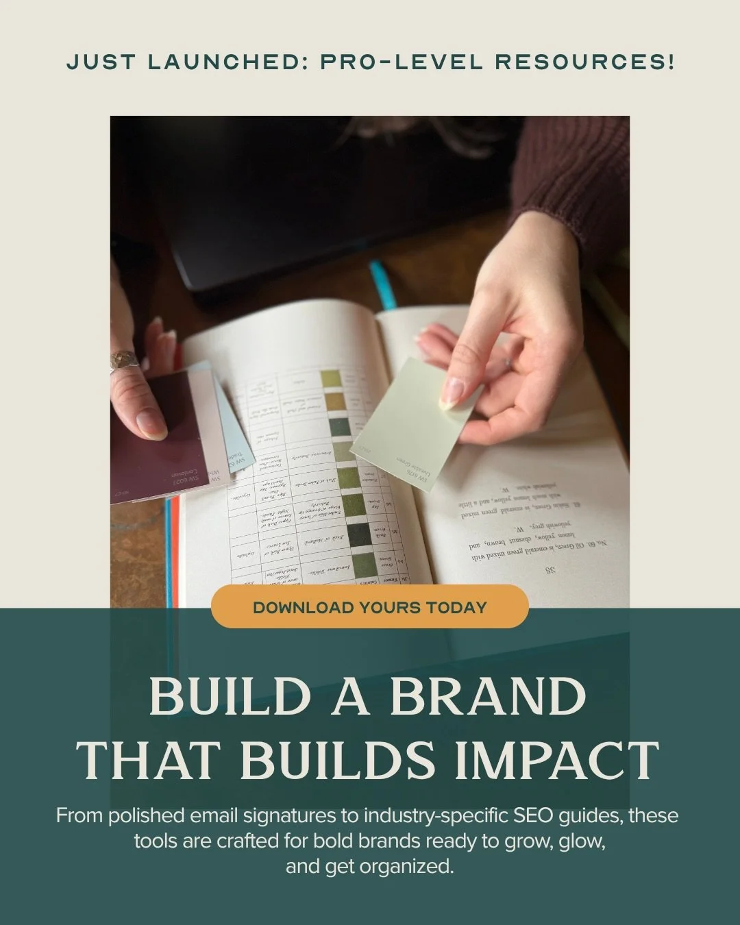 ⚒️ Tools to Build a Brand That Builds Impact ⚒️⁠ ⁠ 

We just launched something big&mdash;and it&rsquo;s made with your brand in mind. 

This Download Drop is a curated collection of ready-to-use resources designed to elevate your business from daydr