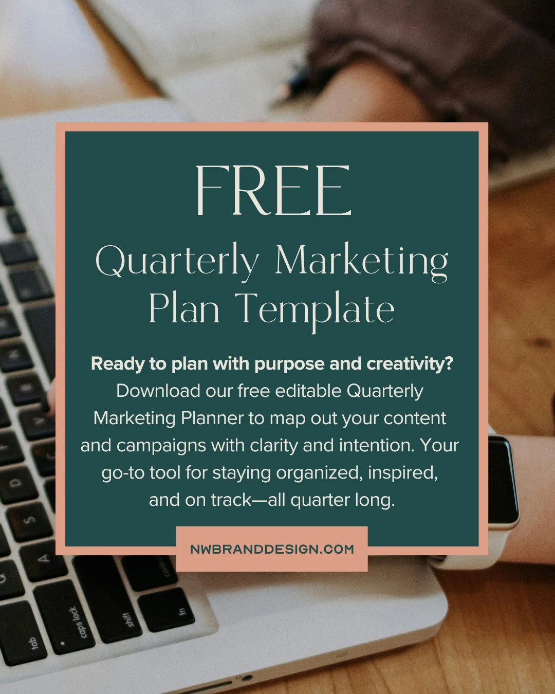 📣 PSA for all the planners, dreamers &amp; doers!⁠
⁠
A brand new quarter is calling&mdash;and so is your free Quarterly Marketing Planner to help you lead with clarity and creative direction. ✨⁠
This done-for-you download is filled with tools to map