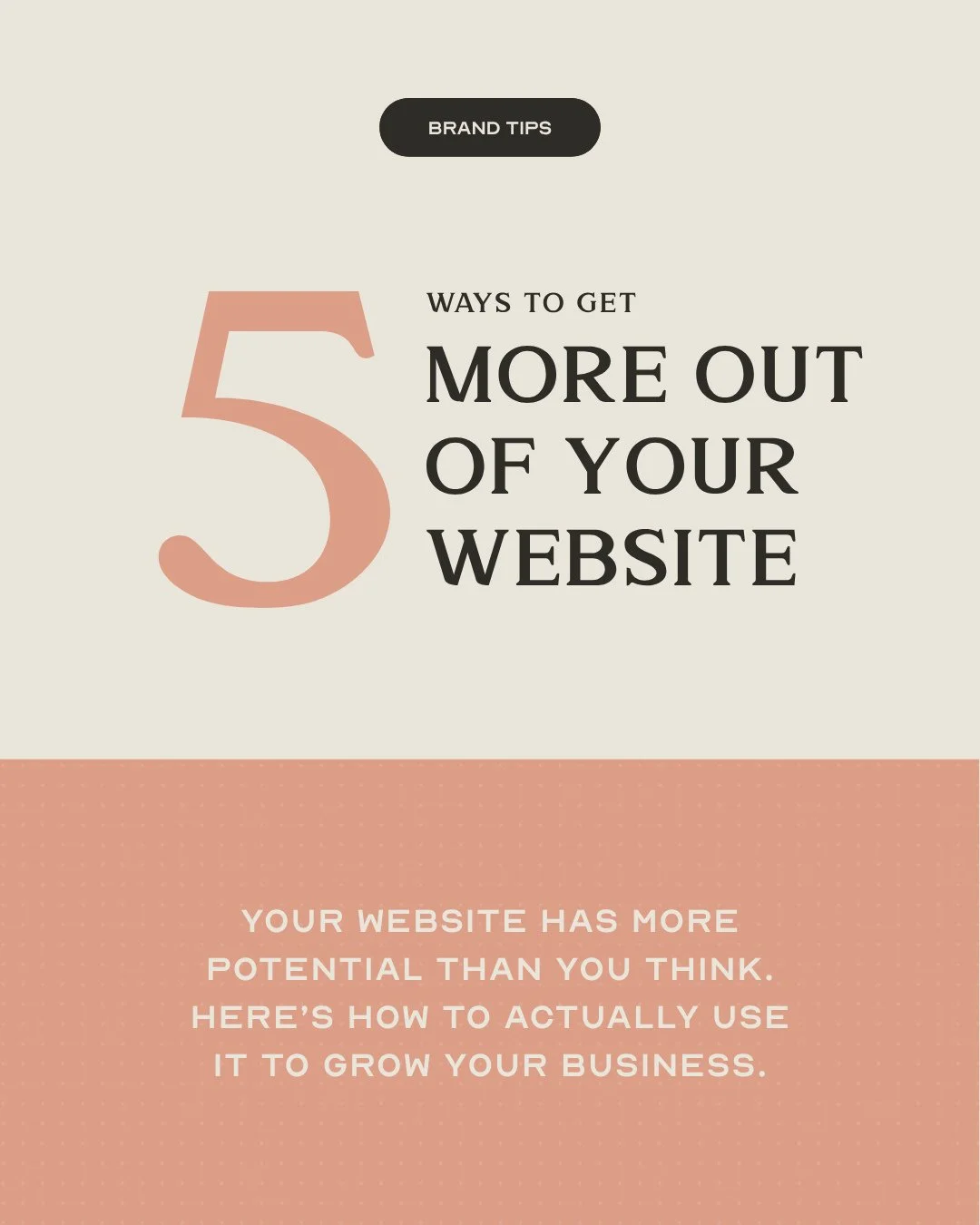 Your website isn&rsquo;t just there to &ldquo;look legit.&rdquo;⁠
It should be pulling its weight.⁠
⁠
Driving traffic. Building trust. Converting visitors. Growing your business behind the scenes.⁠
⁠
But most brands?⁠
They launch it&hellip; and then 