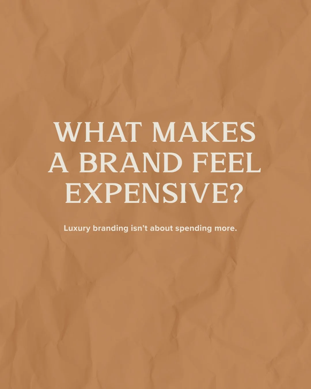 You don&rsquo;t need a million-dollar budget to create a brand that feels elevated.⁠
⁠
You need intentionality.⁠
⁠
The strongest brands create emotional experiences people remember long after they scroll away.⁠
⁠
✨ Save this post for your next rebran