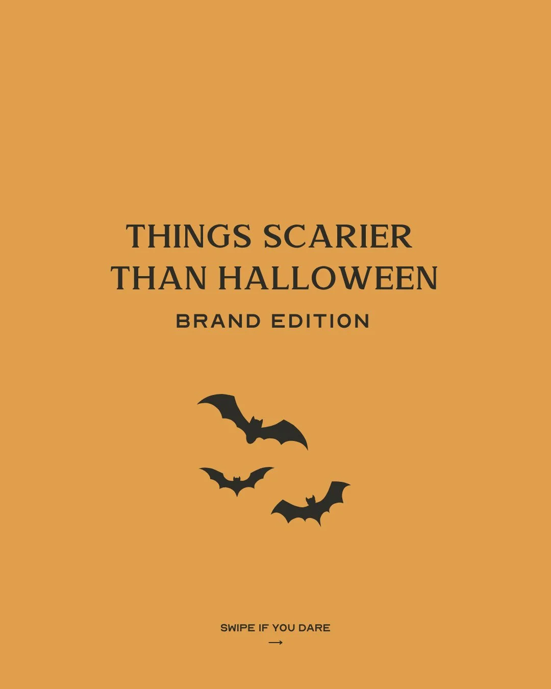 Things scarier than Halloween&hellip; 👻⁠
⁠
🎃 Using five different fonts because you &ldquo;liked them all&rdquo;⁠
💀 A logo stretched within an inch of its life⁠
🕸️ A website that makes visitors work way too hard to find what they need⁠
👻 Posting