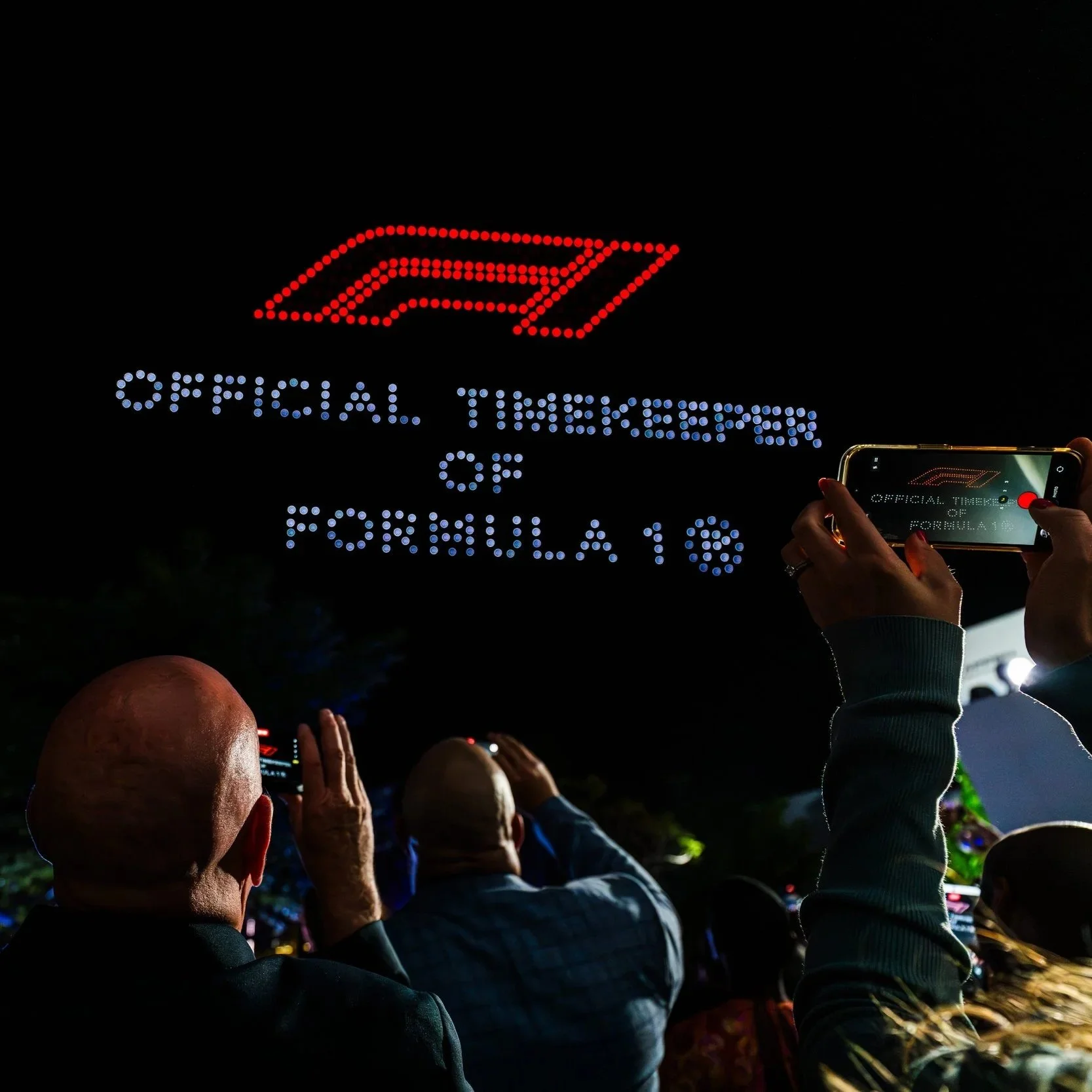 TAG FORMULA 1 DRONE SHOW