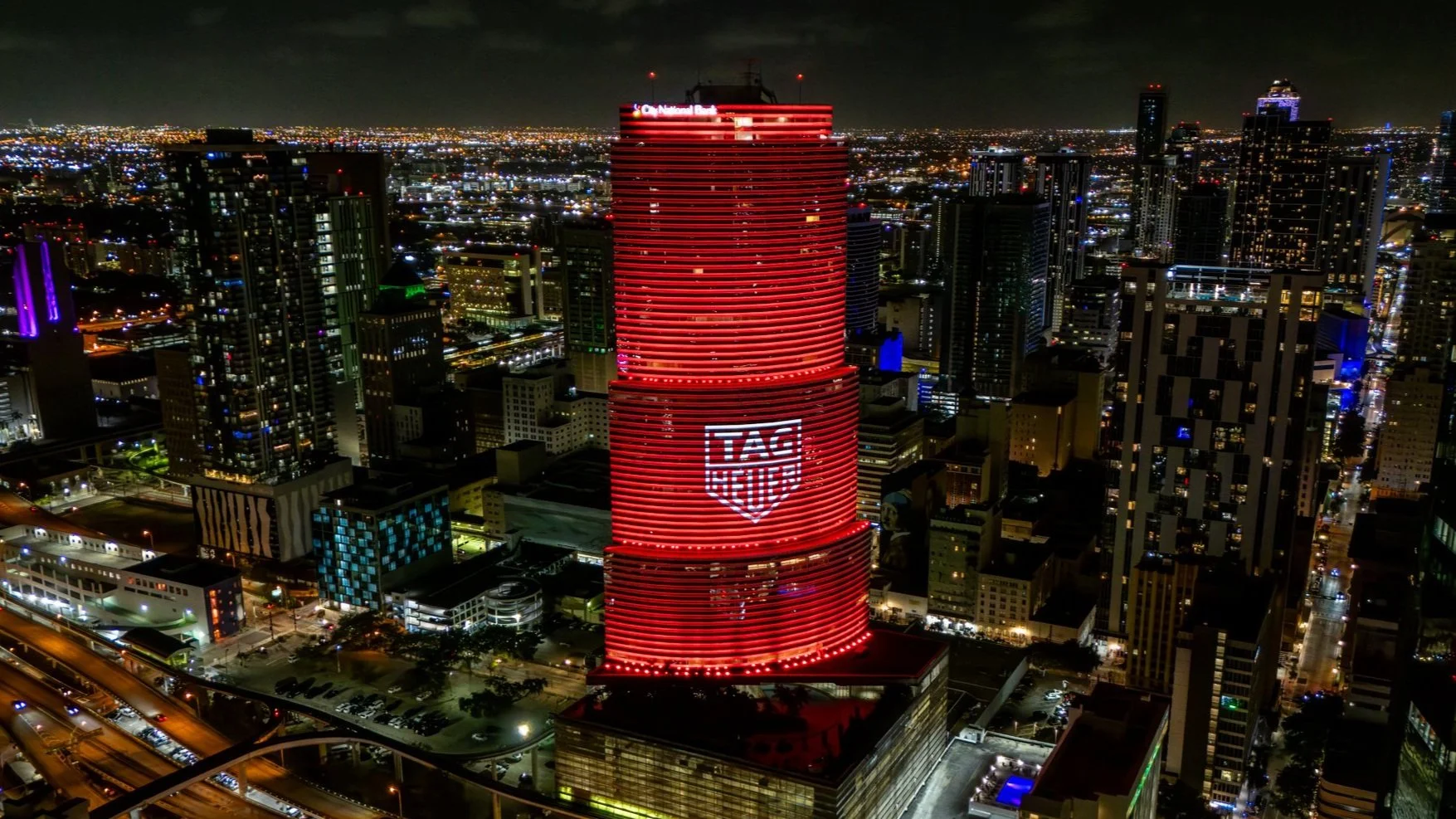 How We Helped TAG Heuer Light Up the Miami Skyline During Formula 1 ...
