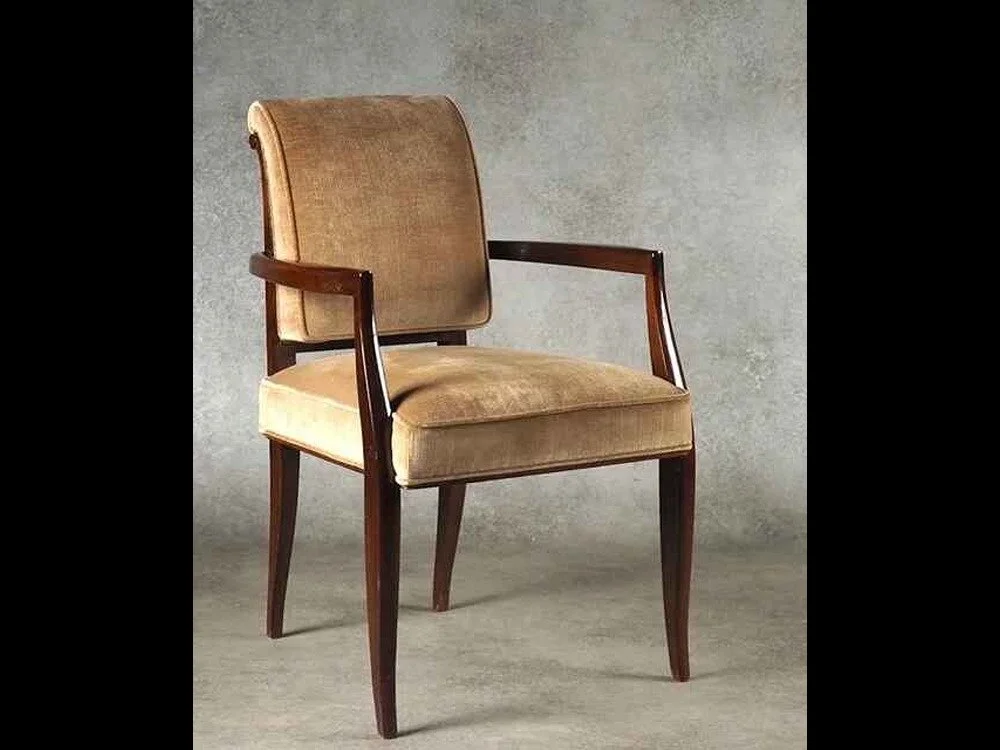 Ruhlmann edited by Porteneuve pair of "Druouant" armchairs (#2009)