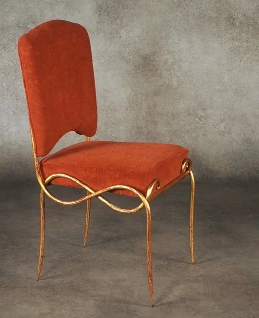 2006ReneDrouetPairGiltIronSideChairs - 8.jpeg