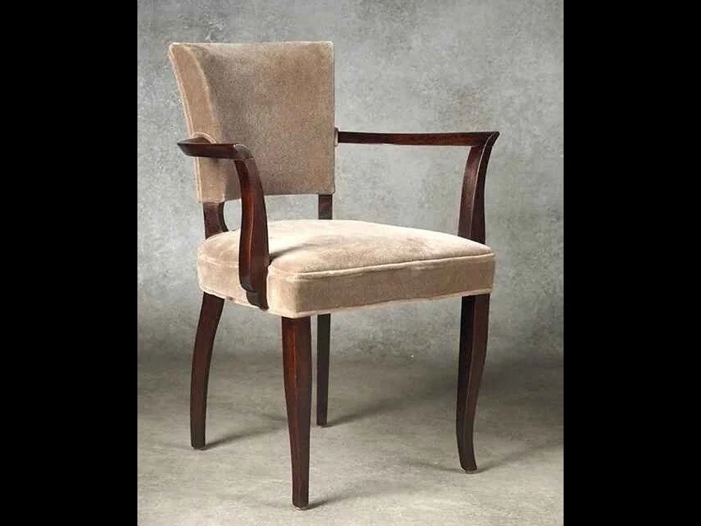 Eugene Printz armchairs - six available (#2008)
