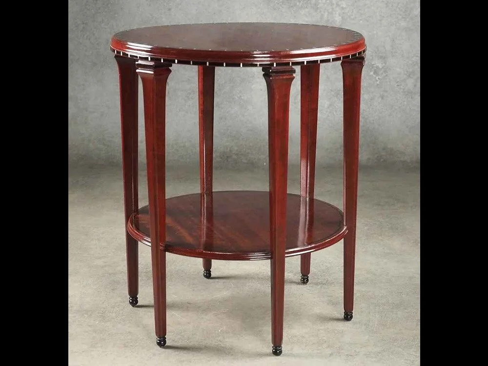 Paul Follot purpleheart and ebony side table (#2016)