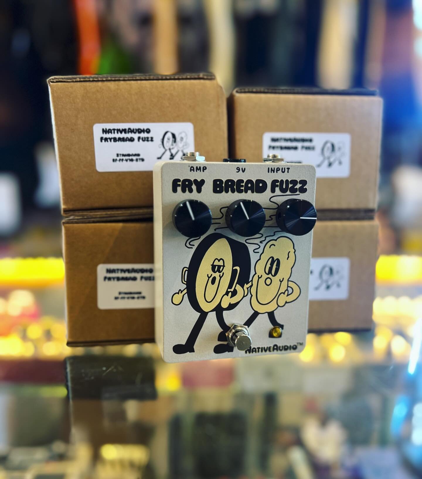 Awesome new new from @nativeaudio just landed!! We&rsquo;re very proud of partnership with Native Audio and so stoked to be one of the few places that gets to have the Frybread Fuzz in store! It&rsquo;s awesome and come check it out! #oaklandguitars 
