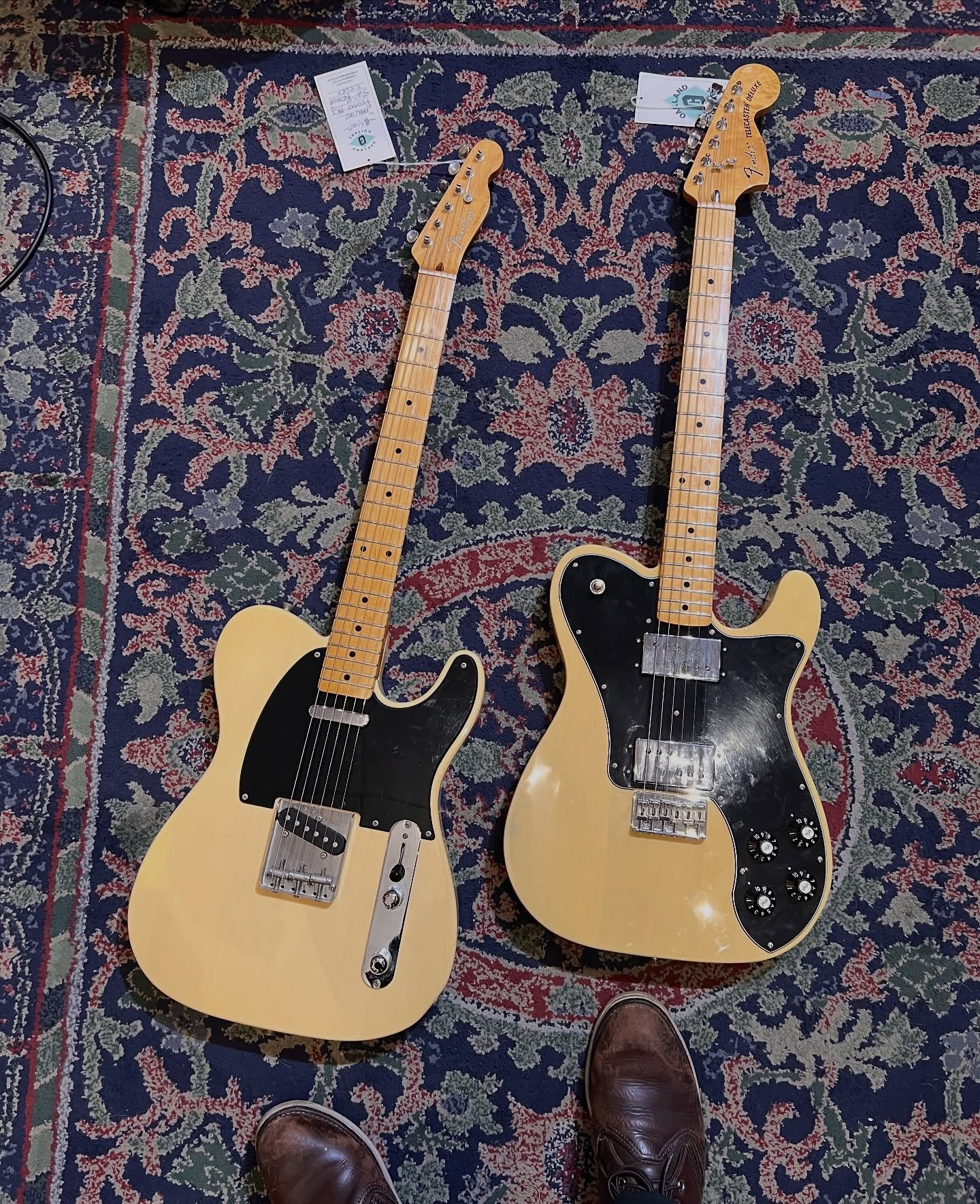 Teles on a Tuesday. Someone should start a hashtag or something. Which would you pick? #oaklandguitars #fender #fendertelecaster