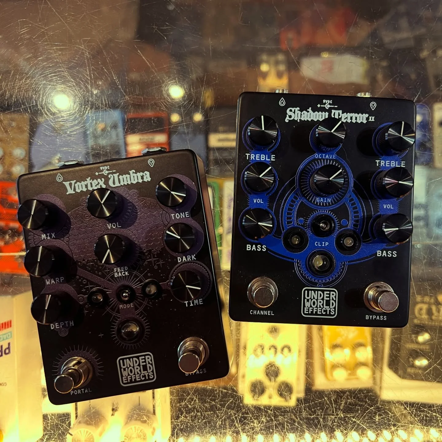 Some fun new pedals from @underworld_effects hittin the case today! Come play!!!