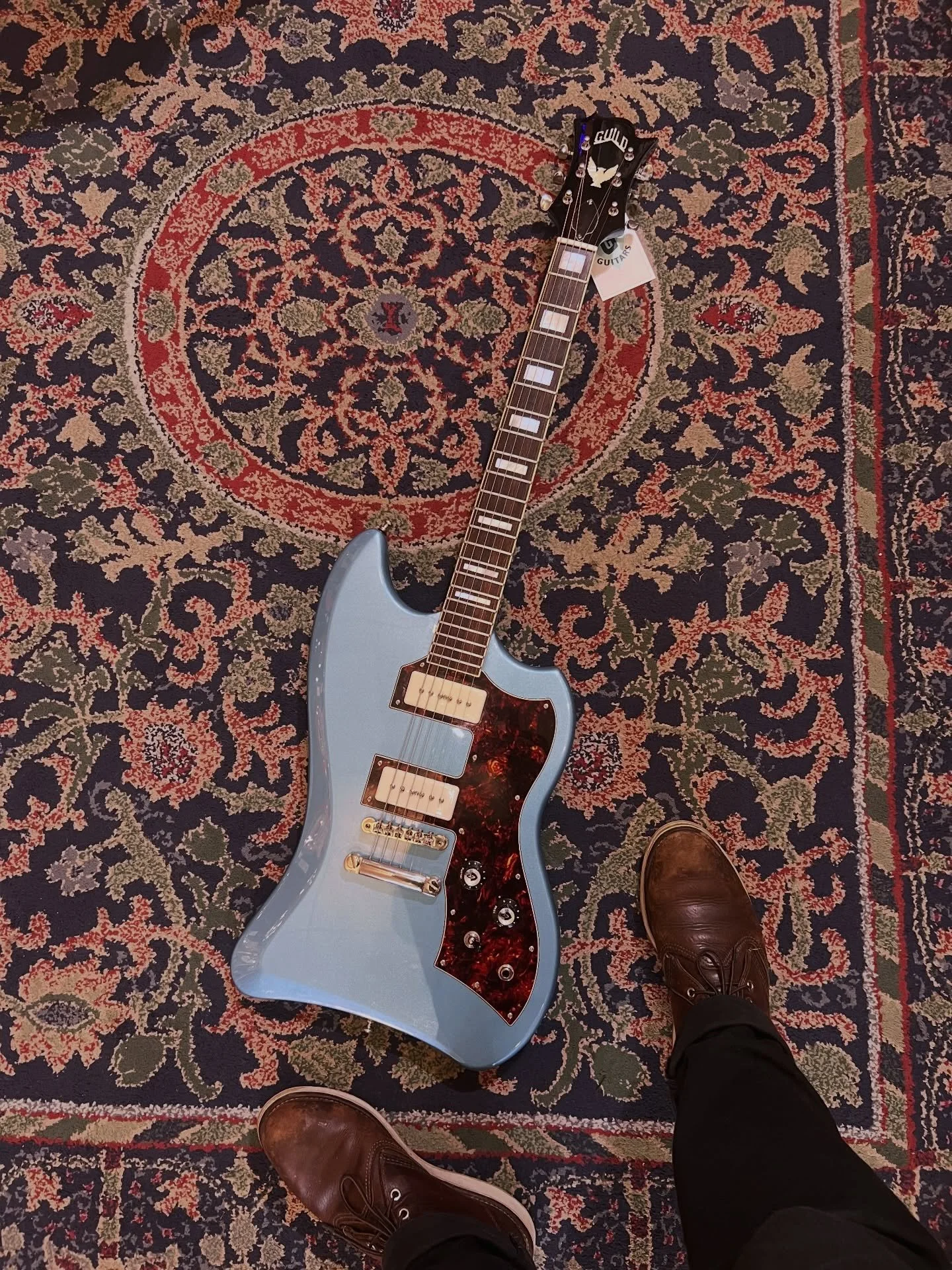 These @guildguitars are so badass! The weirder the better and these are awesome. Come play!!!!