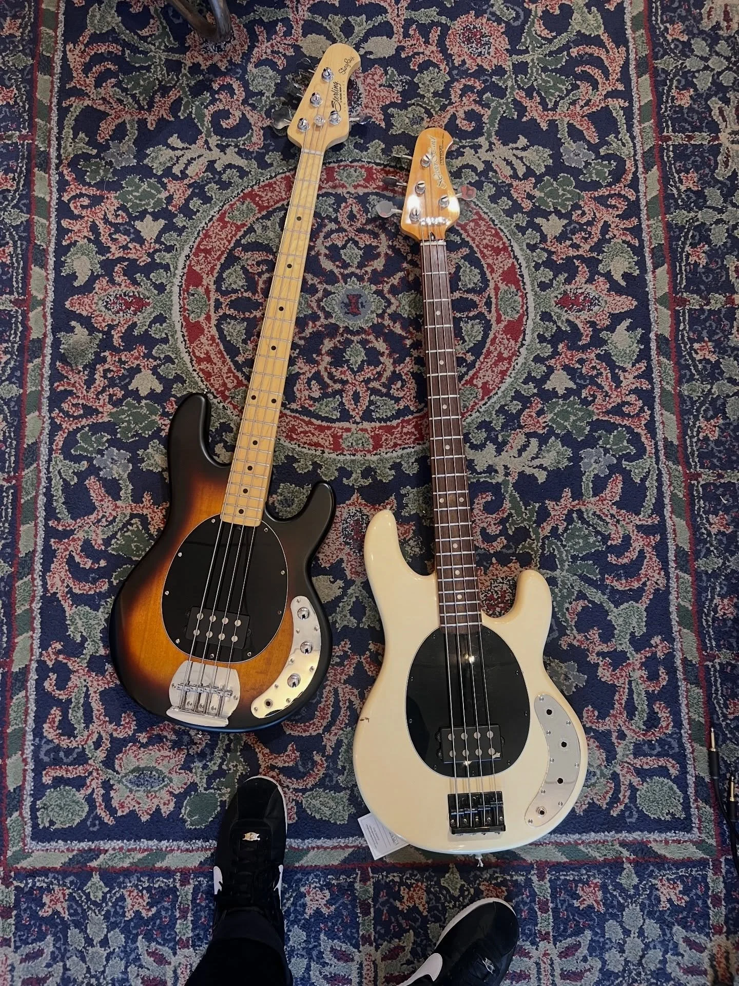 Left or right? Also we have 15 basses on the wall! Someone come buy one and I&rsquo;ll give you a present with it. Next two people who buy a bass. I&rsquo;ll post when they&rsquo;ve been claimed.