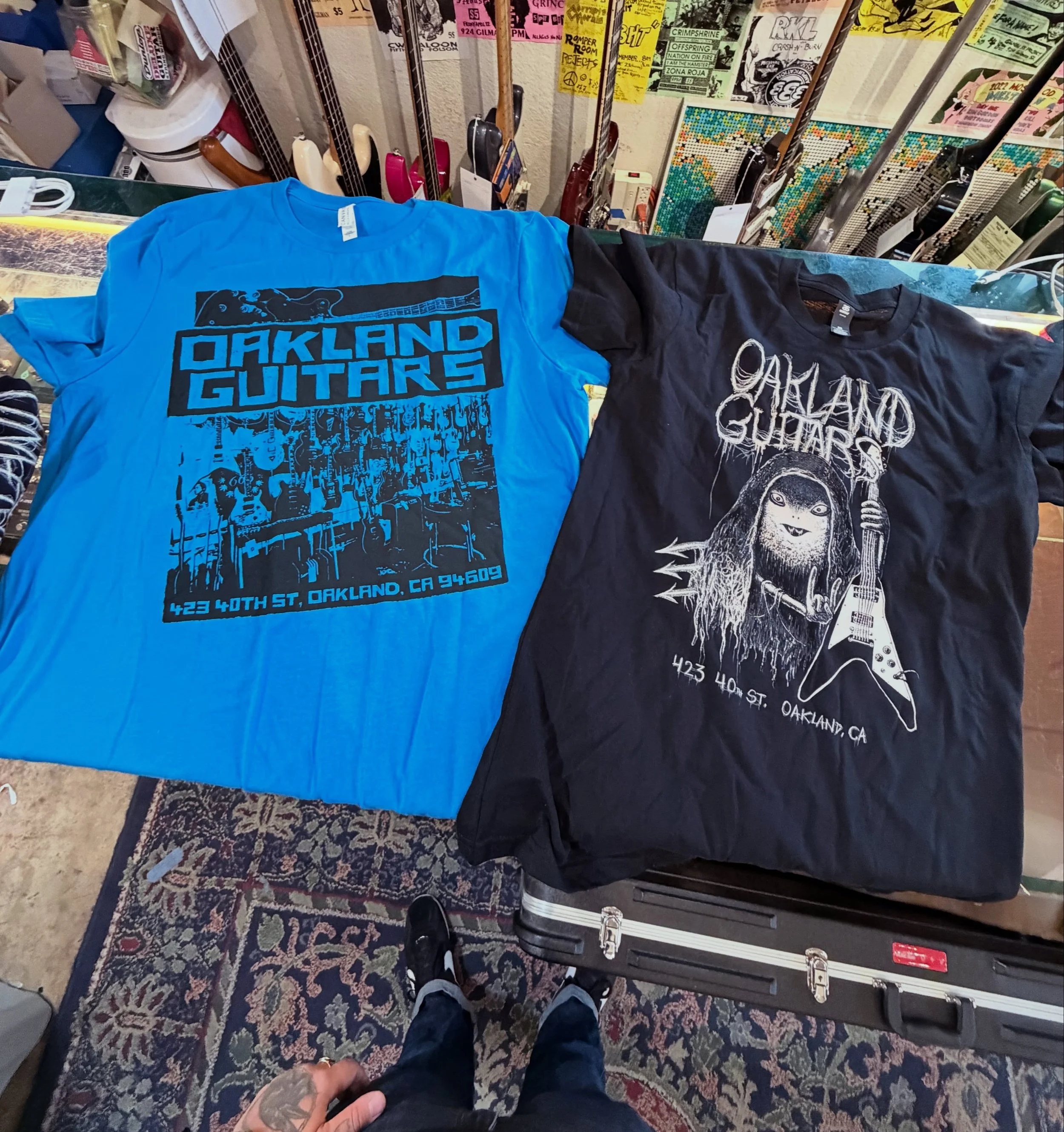 New shirts are in!!! The merch drought is over!!! We have some cool new designs pressed on shirts!!! Limited sizes are available!! Art by @ferrol_art @ericradiation printed by @riseaboveprinting