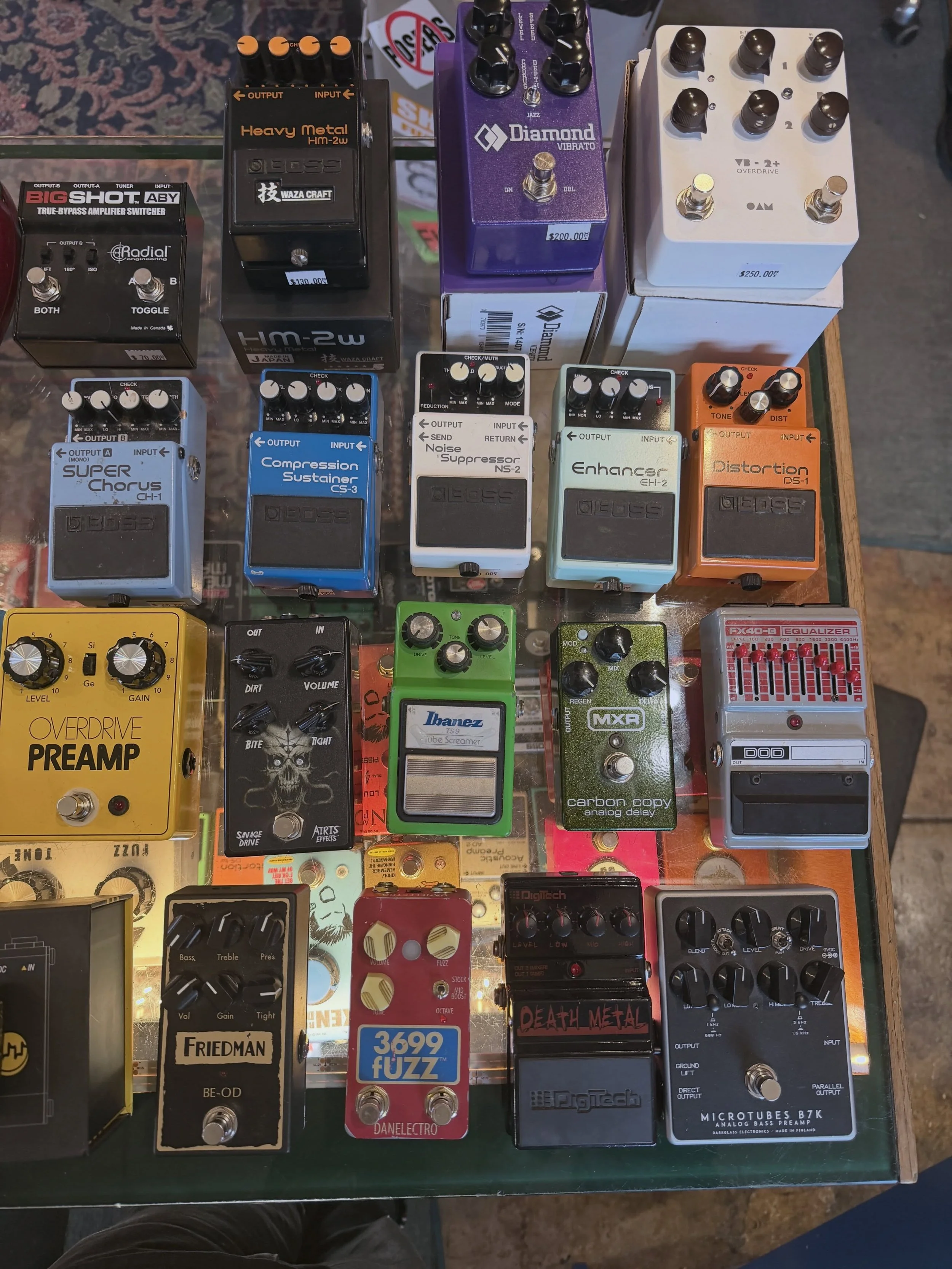 Massive used pedal droppppp! Come play!!