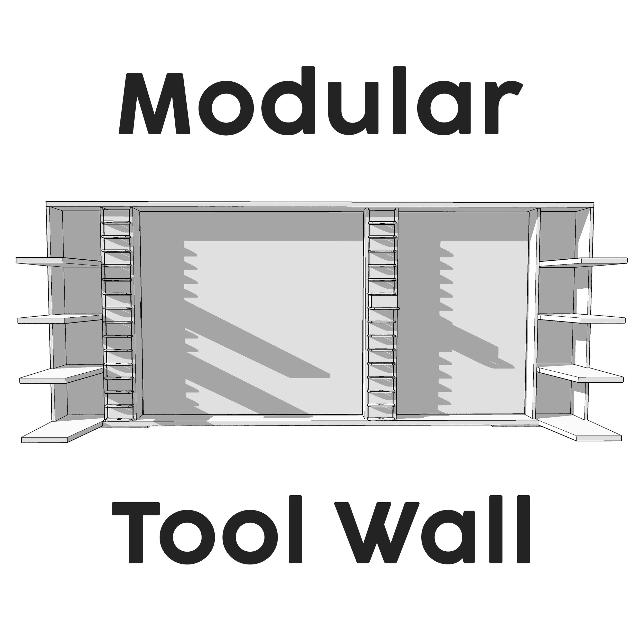 AlmFab Modular Tool Wall