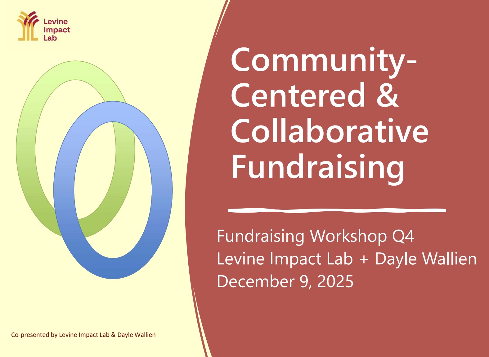 Community-Centered and Collaborative Fundraising