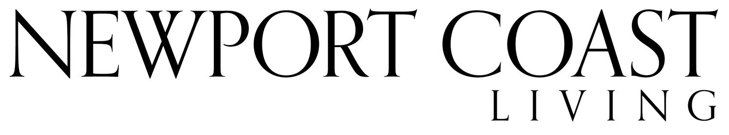 The logo for Newport Coast Living magazine