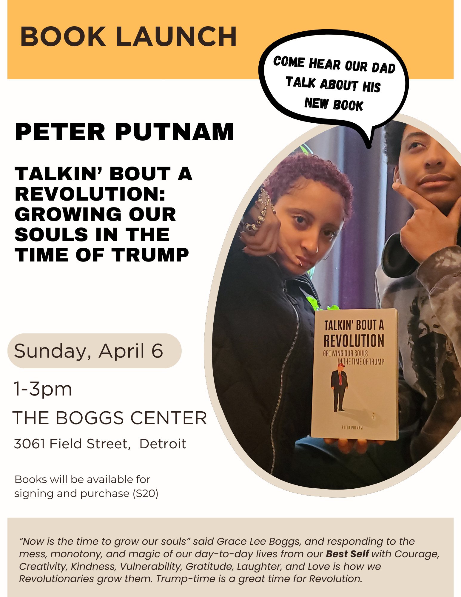 Talkin' Bout A Revolution: Growing Our Souls in the Time of Trump
