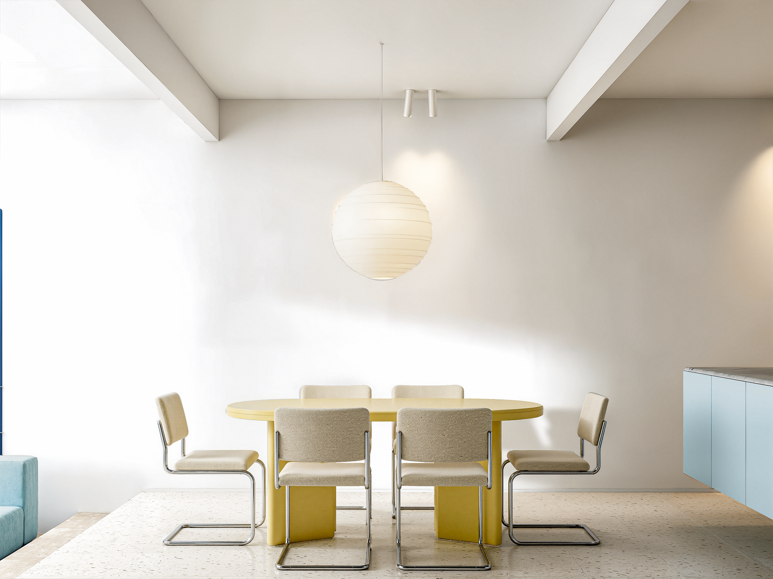 colorful dinging room