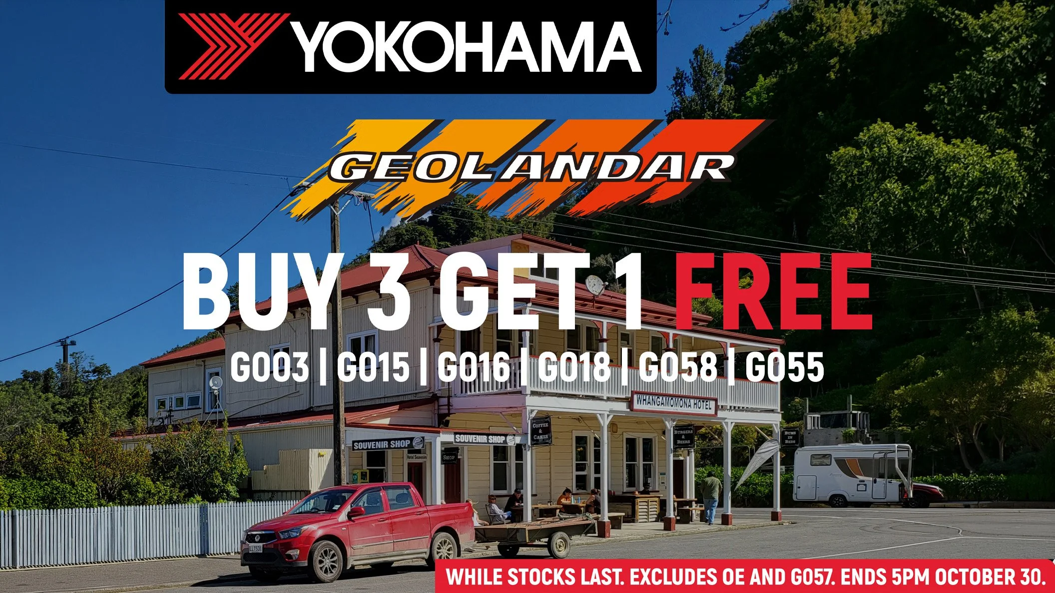 Yokohama tyres promo