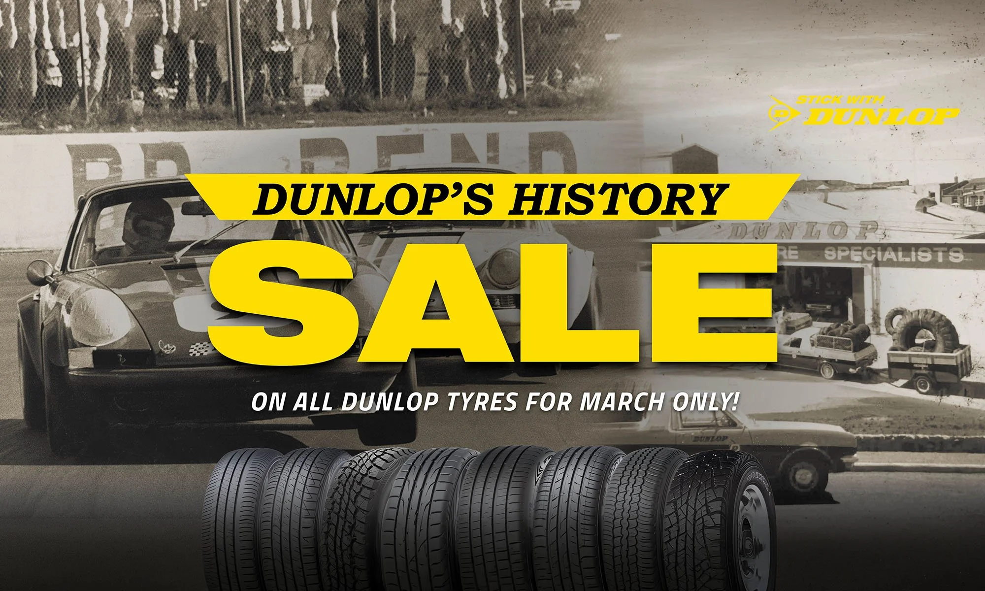 Dunlop history poster