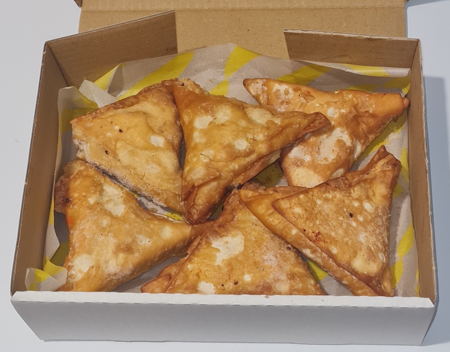 6 Box of Ready Baked Large Chicken Samosas