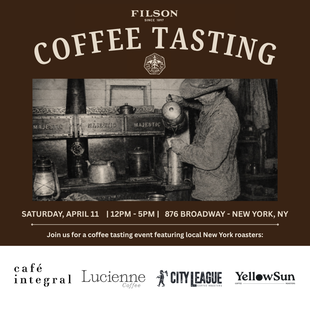 Filson + Lucienne Pop-up! (11 April)