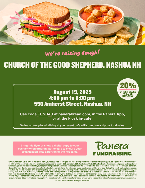 Dine Out Fundraiser at Panera
