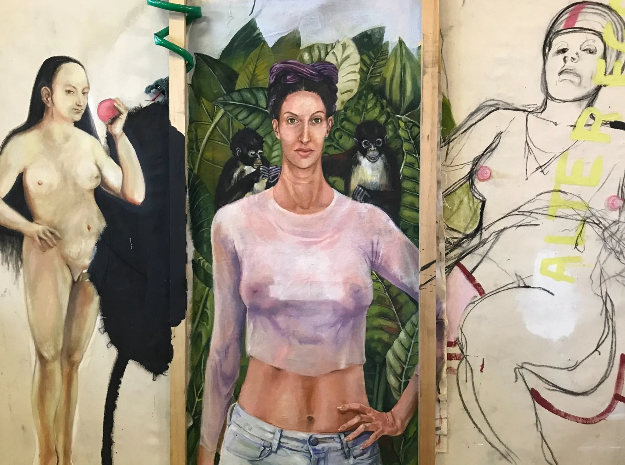 Tanya Zajdel tryptic 2021