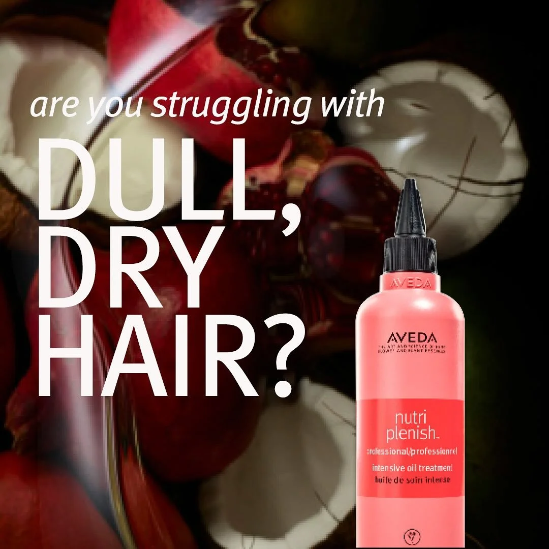 💧 Hydration Boost, Just $8! 💧
For a limited time, add the Aveda Nutriplenish&trade; Oil Moisture Treatment to your haircut for only $8 (regularly $35)!

This ultra-nourishing treatment leaves your hair silky, soft, and deeply hydrated &mdash; the p