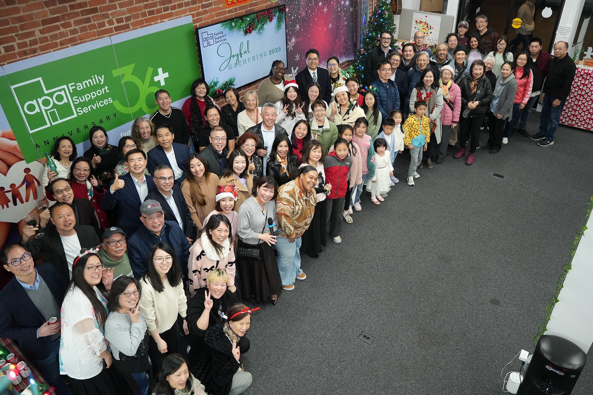 What a magical evening at our APA Family Support Services Holiday Party