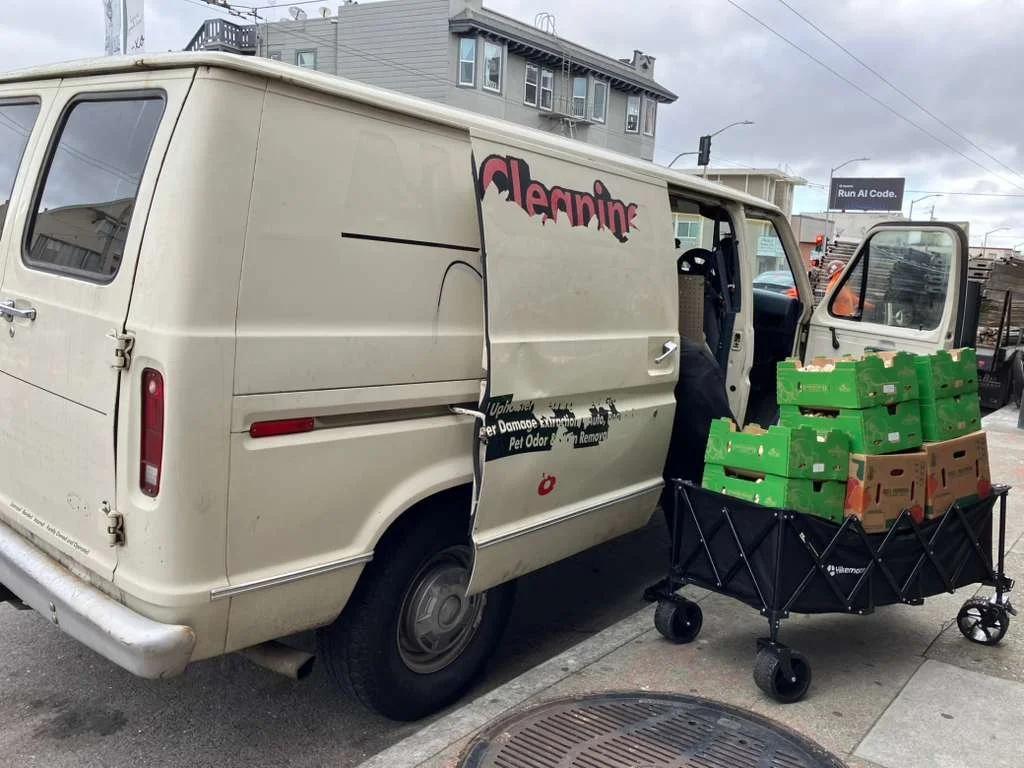 From a family van to a full-size truck — our food recovery work just leveled up.