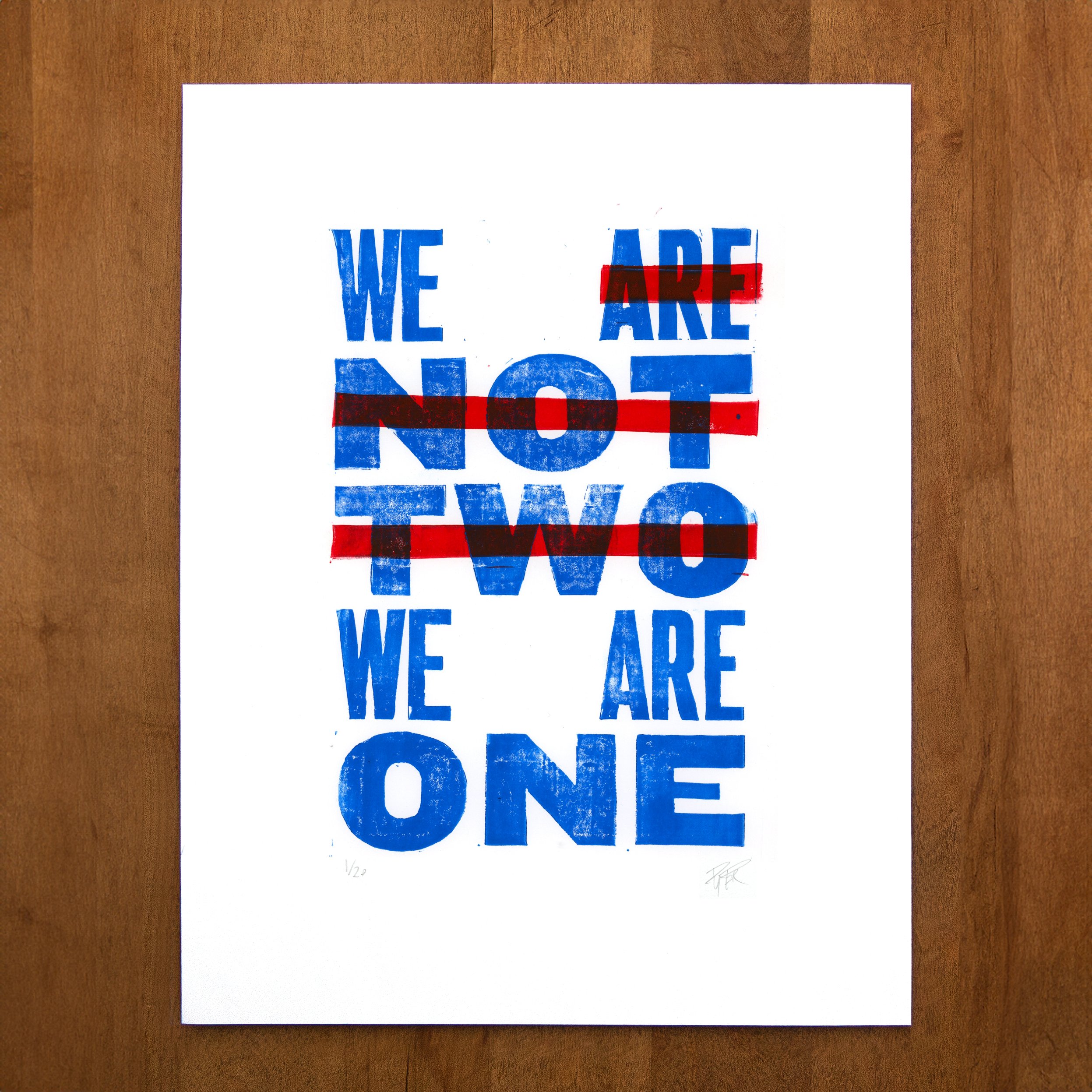 We Are Not Two We Are One