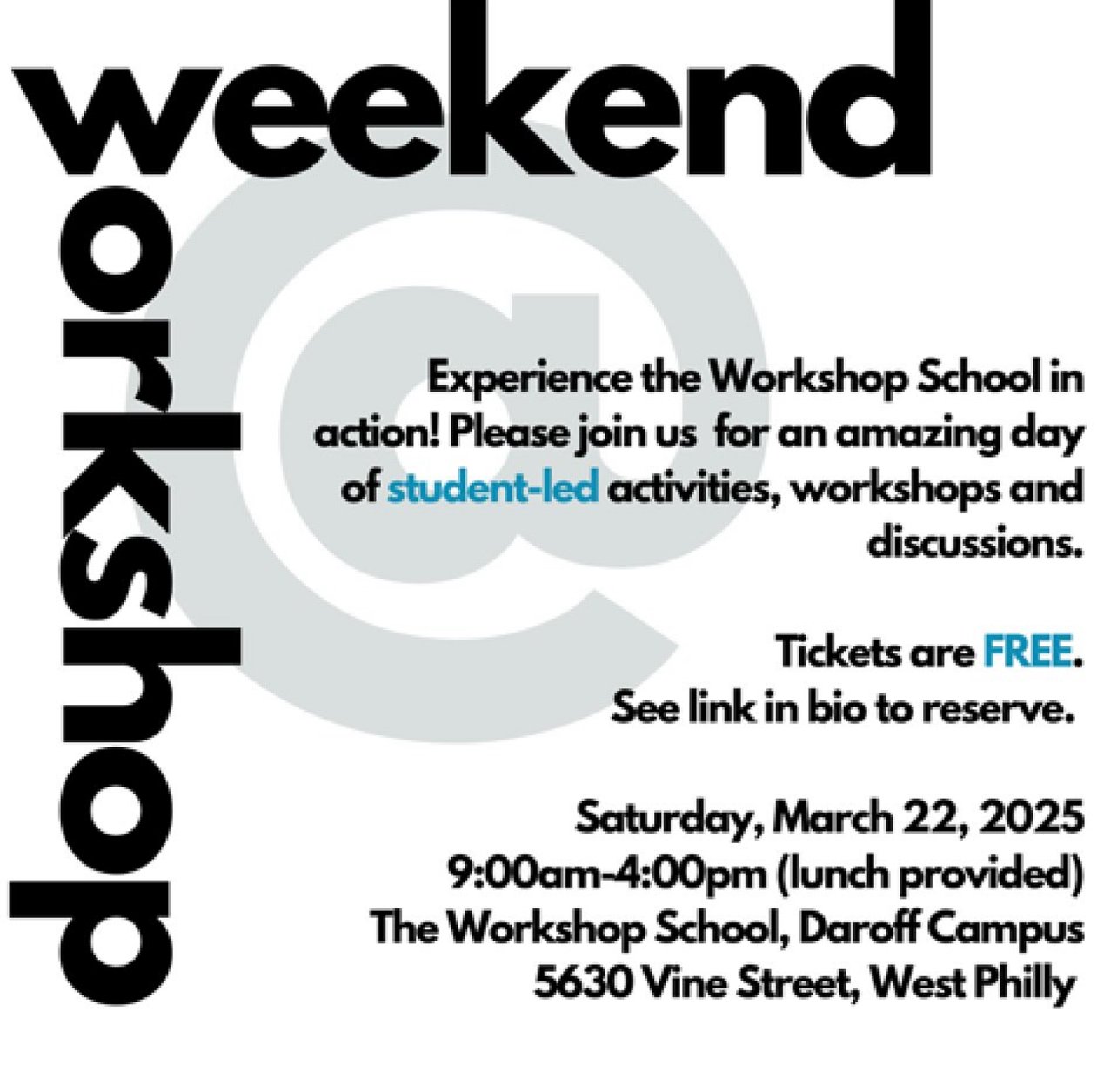 Weekend @ Workshop