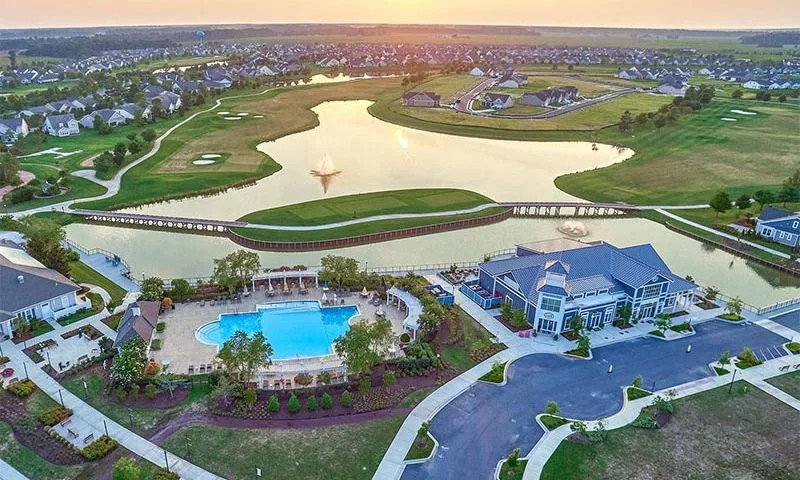 Aerial view of Bridgeville, DE
