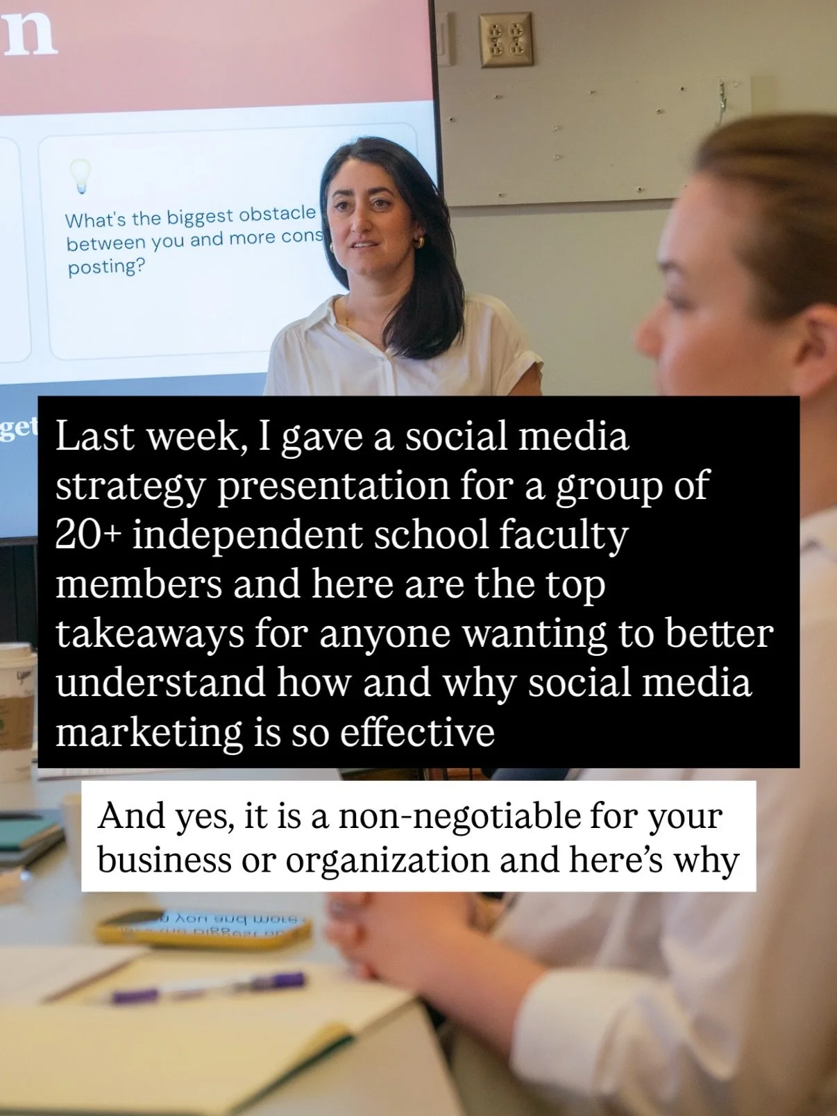 Last week, I was reminded of what I loved so much about teaching.

I love empowering others.

You can take the girl out of the classroom, but you can&rsquo;t take the classroom out of the girl. When a consulting opportunity with an incredible indepen