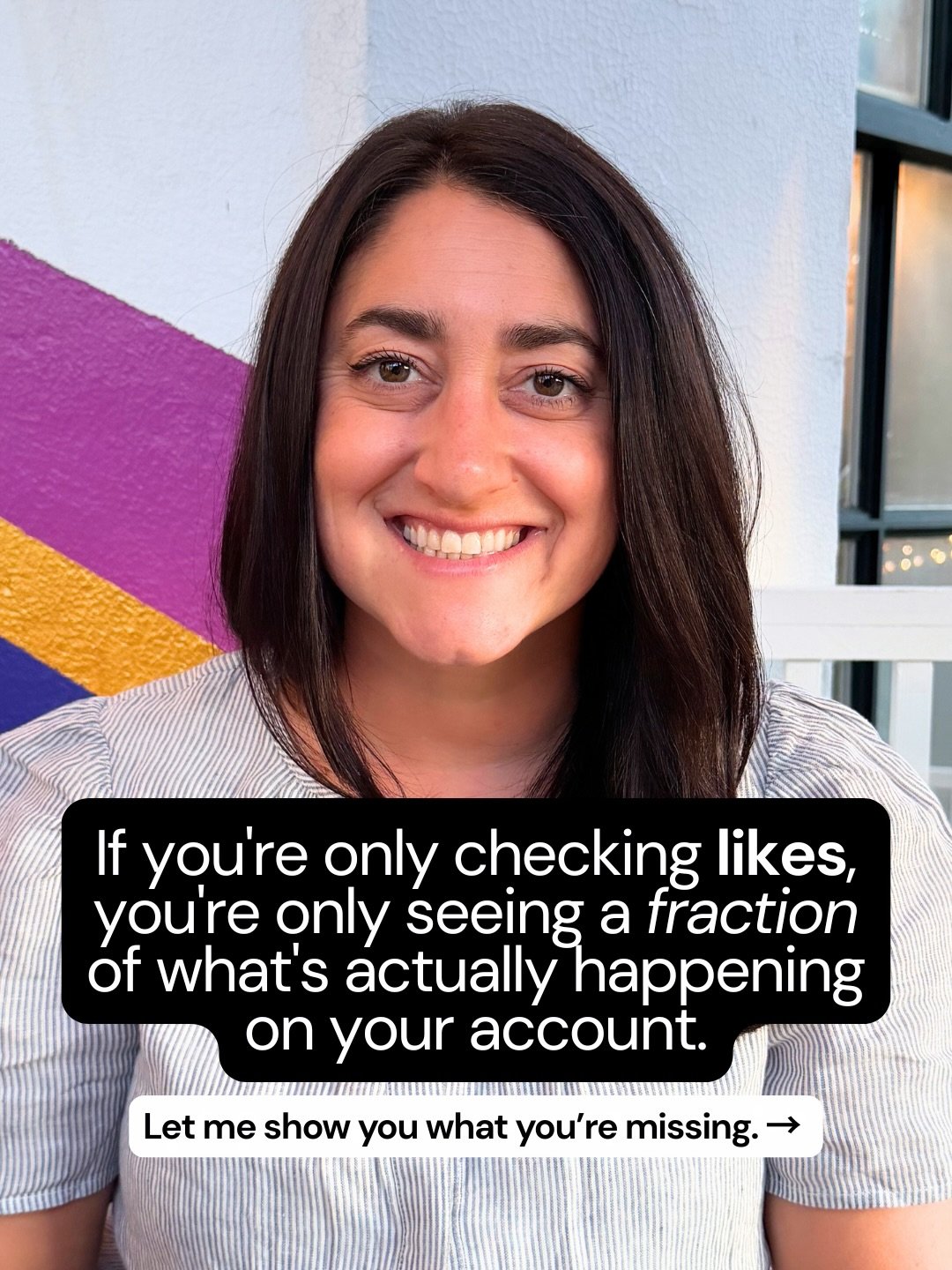 Nobody&rsquo;s expecting you to live in your analytics the way I do. Honestly, someone has to. 🙃

But here&rsquo;s what I want you to take from this: likes and views are the easiest numbers to check, and they&rsquo;re not the ones that tell you what