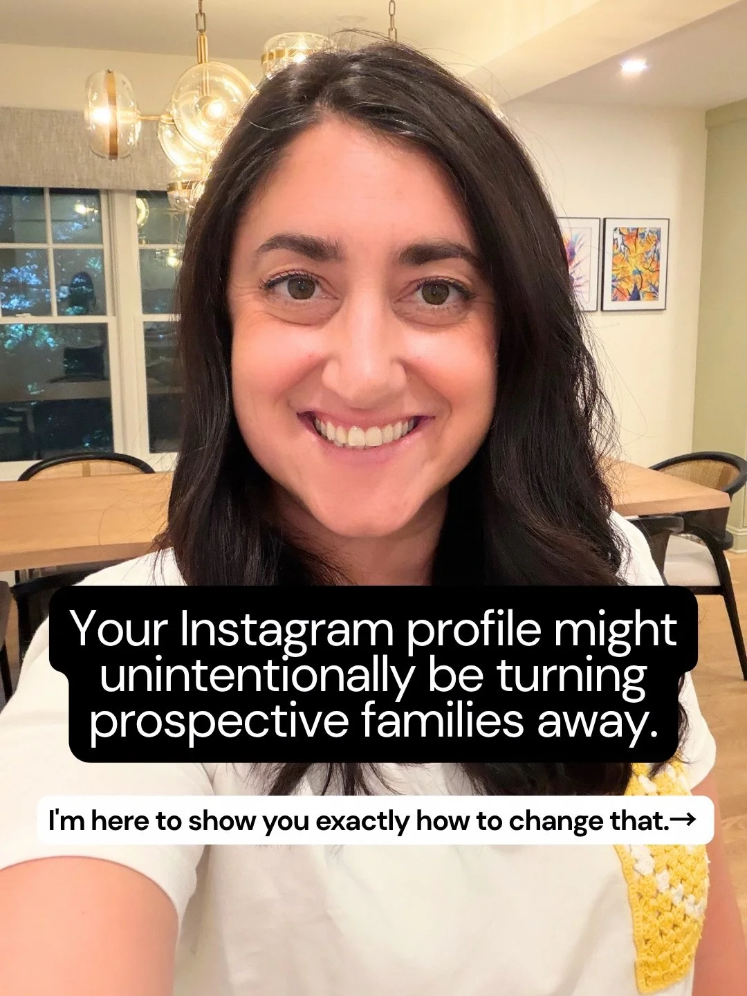 Your Instagram account might be unintentionally turning away the exact families you&rsquo;re trying to reach.

Your existing community deserves everything you&rsquo;re already giving them. A prospective family landing on that same account for the fir