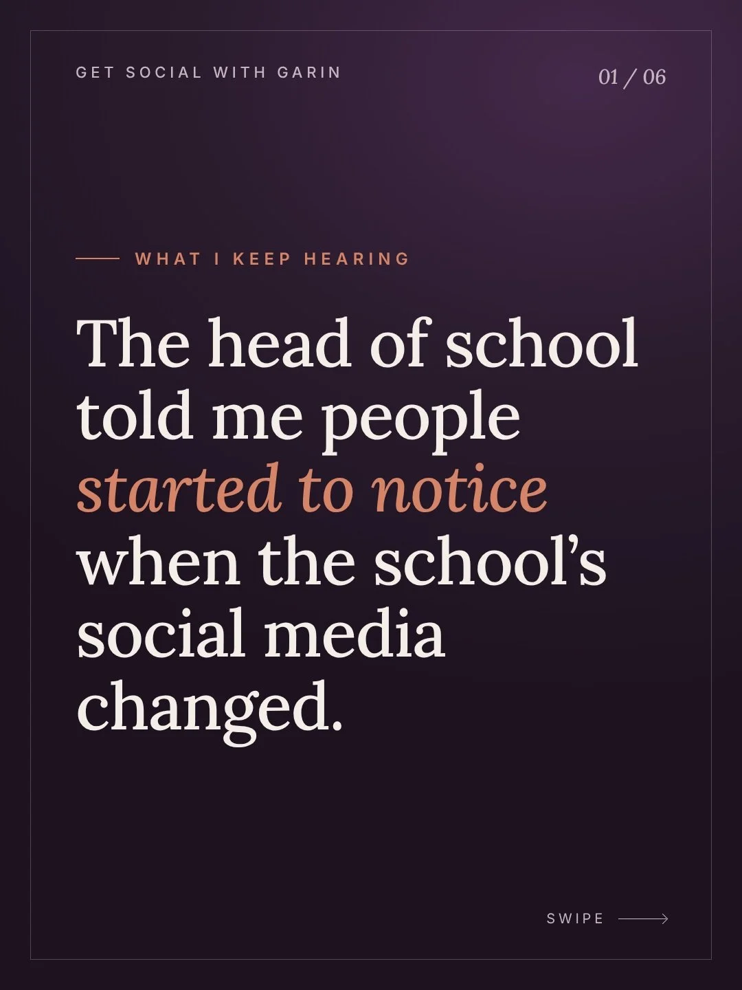 The best feedback on social media rarely shows up in a dashboard. I track reach, saves and follows for every client I work with, and those numbers matter, yet some of the moments that mean the most are a parent telling a head of school how much they 