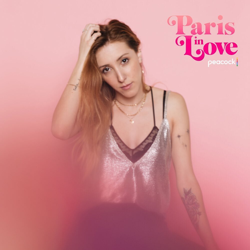 Tonight! 💖 PARIS IN LOVE! Listen for my fun 80&rsquo;s dream pop song &ldquo;Dreamgirl&rdquo; w/ @geoff__duncan ✨ Tune in to @peacocktv tonight for Ep2!