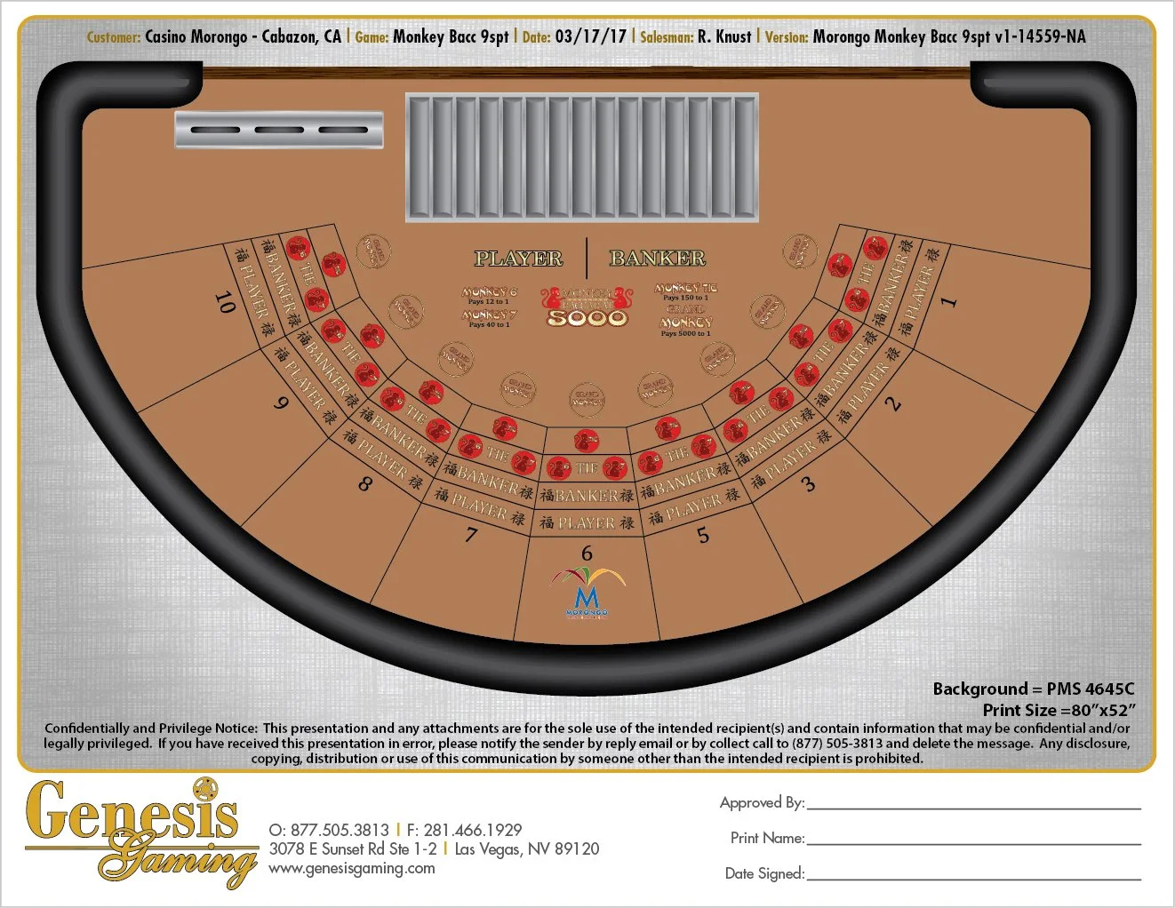 Monkey Baccarat Documentation — World Wide Table Games