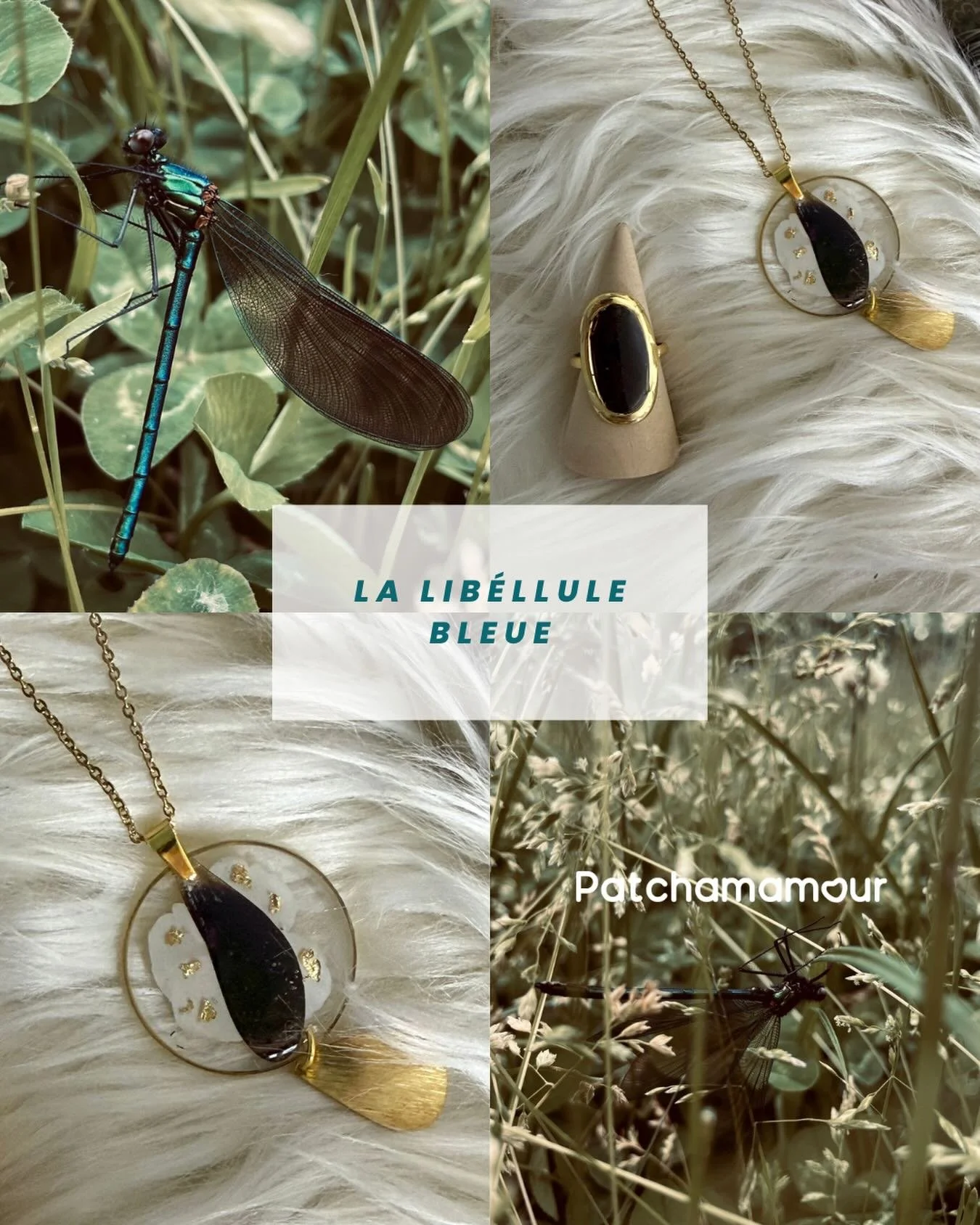 &Agrave; chaque libellule, j&rsquo;y vois un rappel de me sentir libre, moi qui suis tant enferm&eacute;e dans mes id&eacute;es et mes projets. 

Chez Patchamamour, chaque bijou na&icirc;t de cette fascination pour le vivant 🌸
J&rsquo;utilise des fr