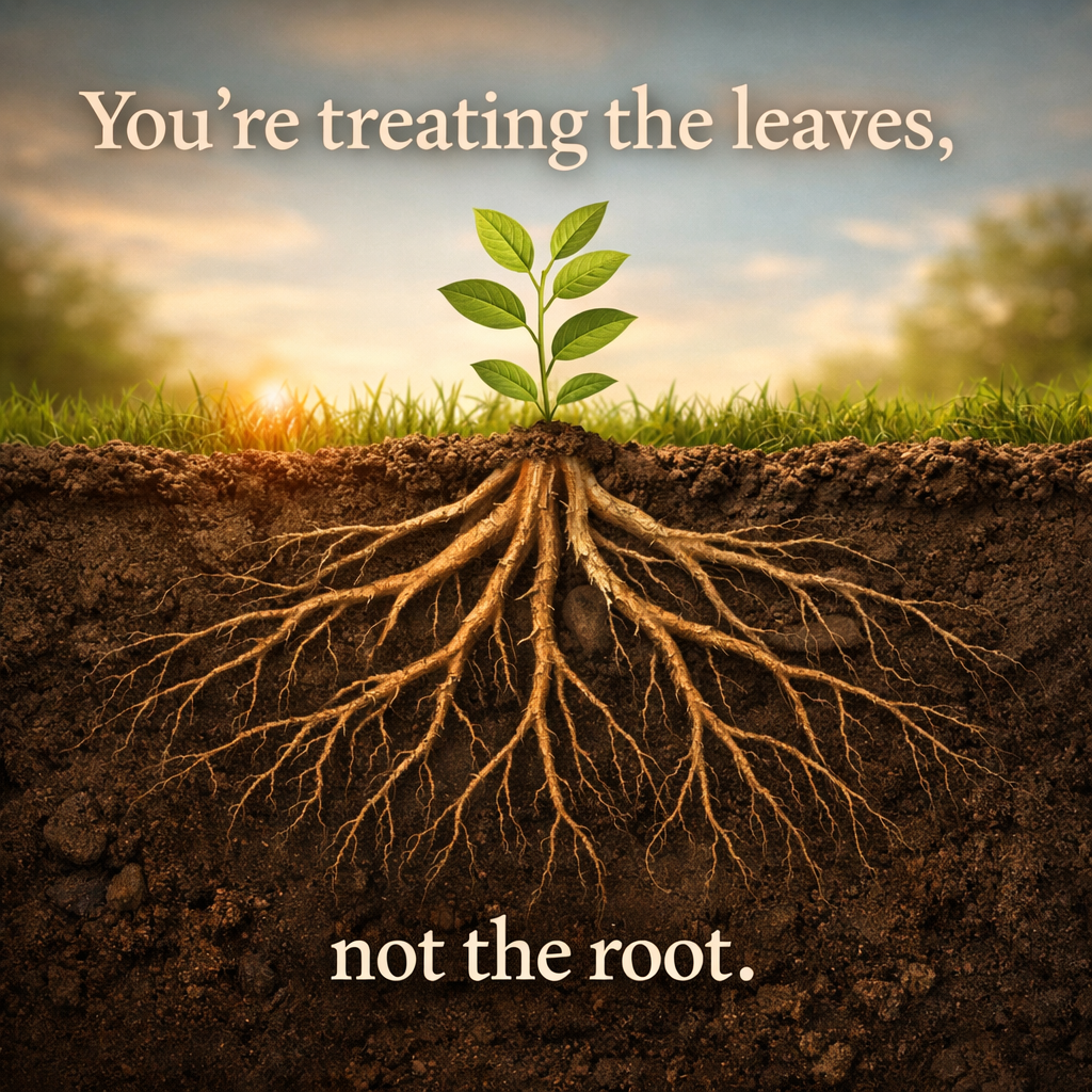 The Root Beneath the Root (What You Can’t See Is What’s Driving Everything)